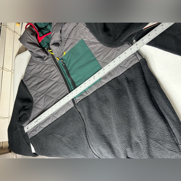 Grays Peak Outdoors Taupe Fleece Hooded Colorblock Jacket Men’s Size XL NEW - Picture 11 of 13